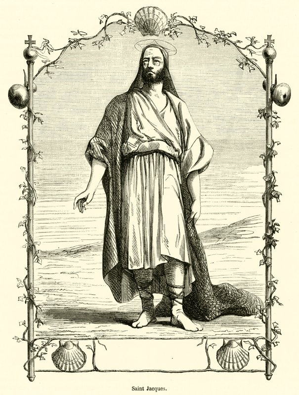 Saint Jacques (gravyr) av French School