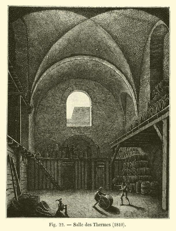 Badrum, 1810 av French School