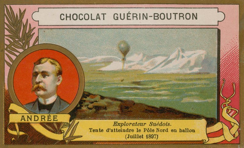 Salomon August Andree, svensk upptäcktsresande från 1800-talet av French School