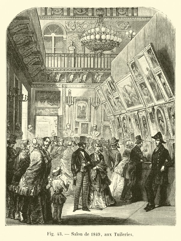 Salong 1849, vid Tuilerierna av French School