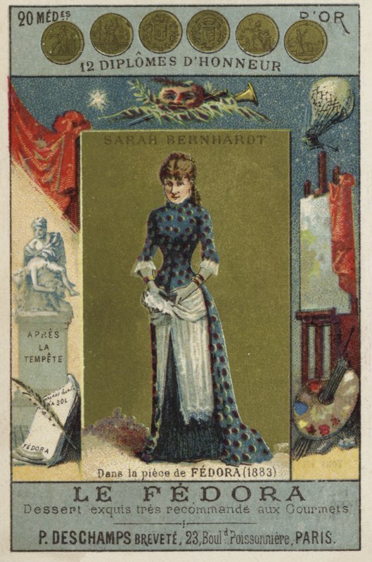 Sarah Bernhardt, fransk skådespelerska av French School