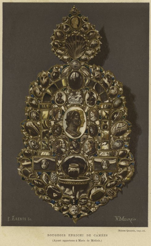 Sconce dekorerad med cameos av French School