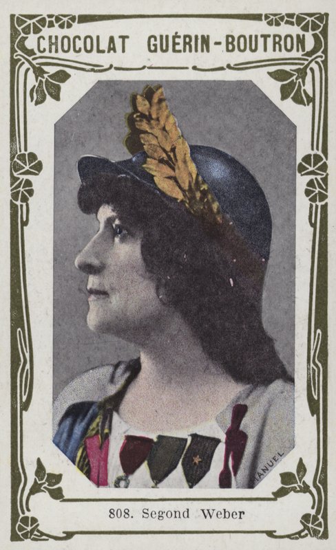 Segond Weber (färgad bild) av French School