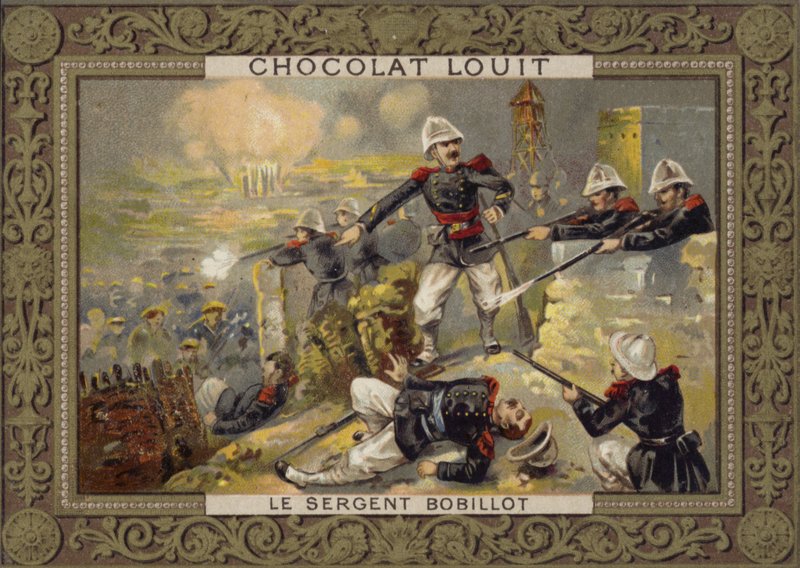 Sergeant Jules Boillot, fransk soldat, vid belägringen av Tuyen Quang, Tonkin, kinesisk-franska kriget, 1884-1885 av French School