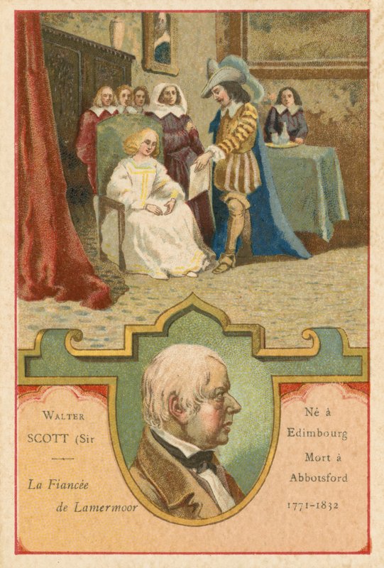 Sir Walter Scott, skotsk författare av French School