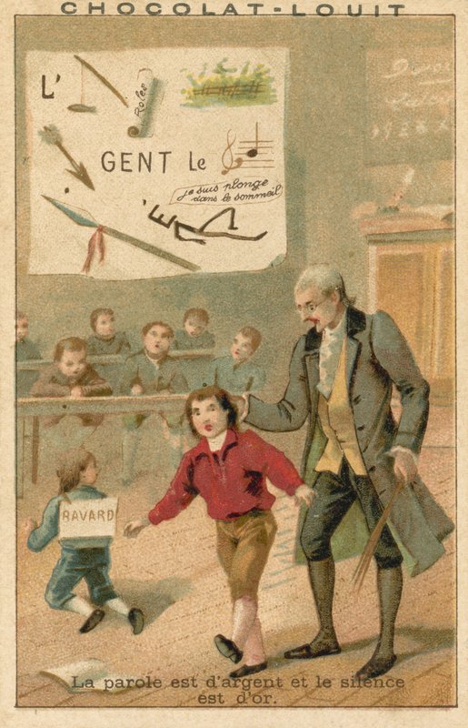 Tal är silver och tystnad är guld av French School