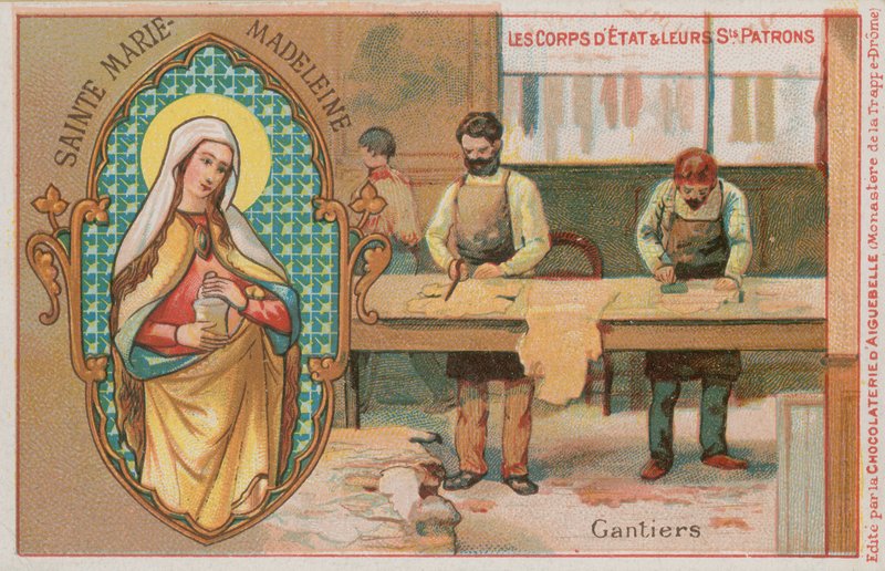 Sankta Maria Magdalena och handskmakare av French School