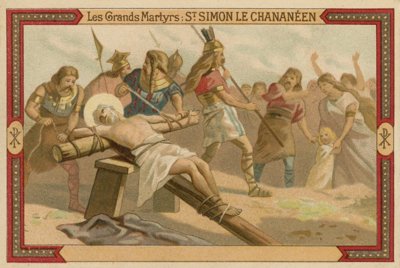 Den helige Simon kananéen av French School