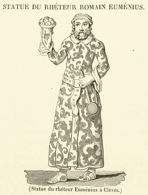 Staty av rheteur Eumenius a Cleves (gravyr) av French School