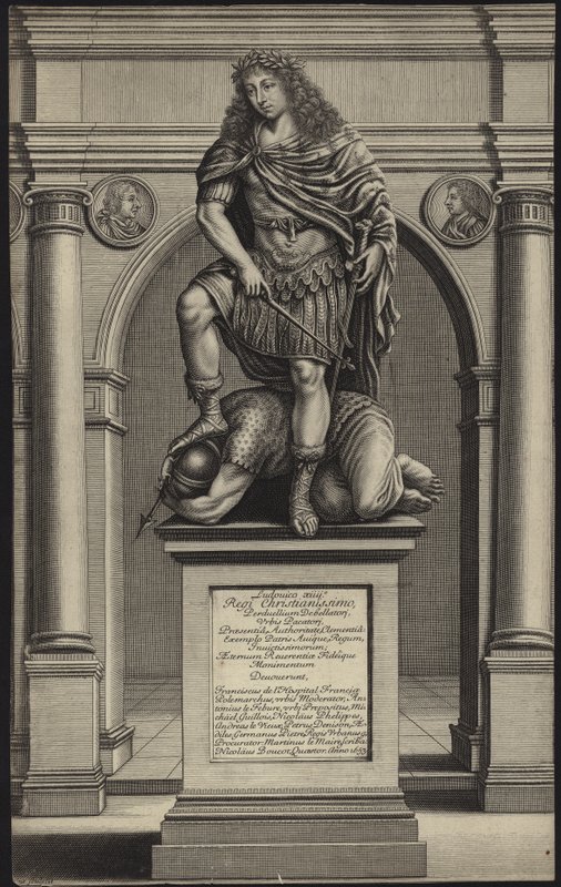 Staty av kung Ludvig XIII av Frankrike av French School