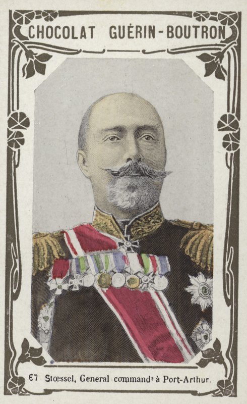 Stoessel, generalkommandant a Port-Arthur (färgat foto) av French School