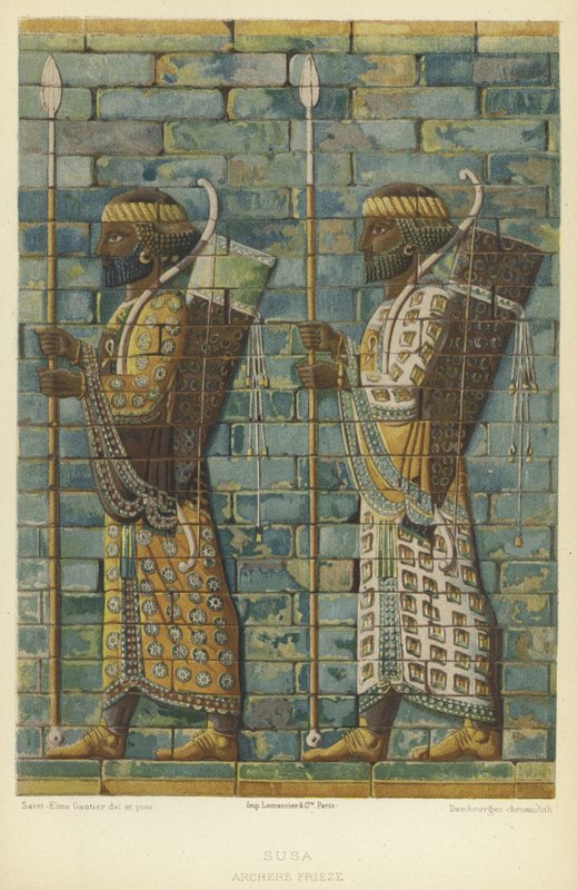 Susa, Archers Frieze av French School
