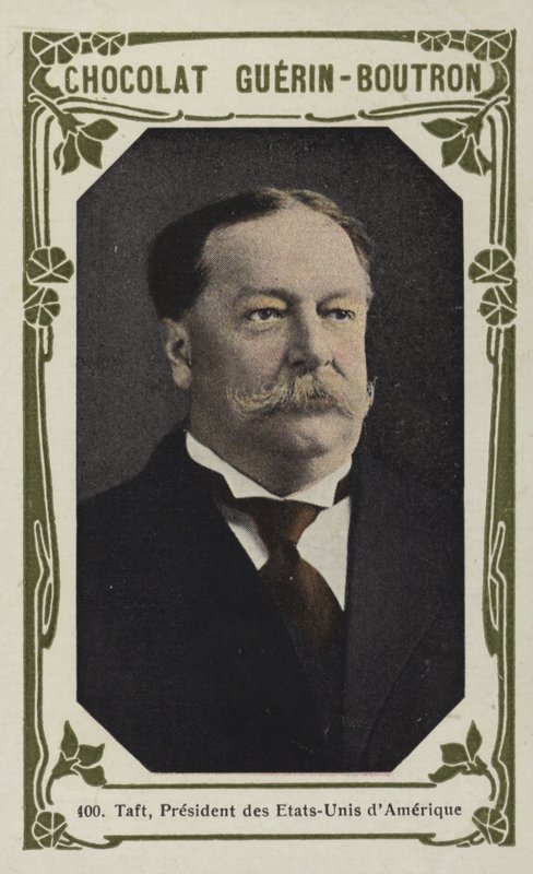 Taft, USA:s president (färgad bild) av French School