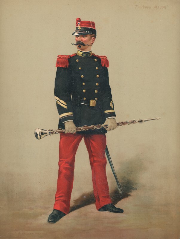 Tambour major av French School