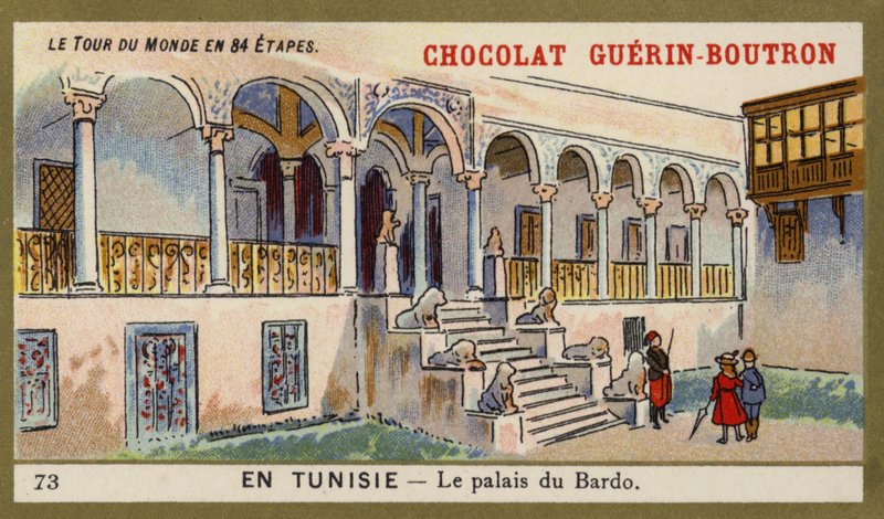 Bardopalatset, Tunisien (chromolitho) av French School