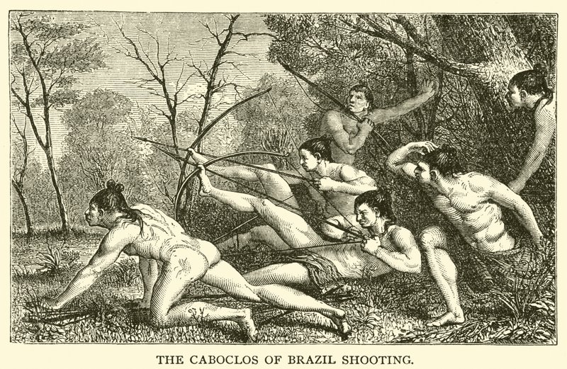 The Caboclos of Brazil Shooting (gravyr) av French School