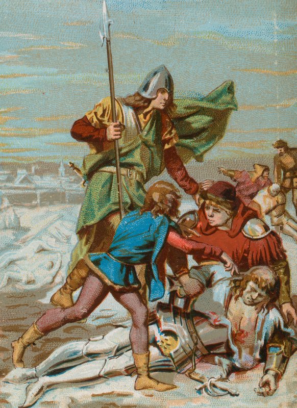 Karl den utslagnas död, hertig av Bourgogne av French School