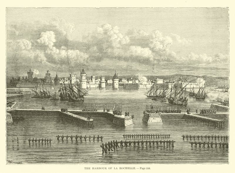 Hamnen i La Rochelle av French School