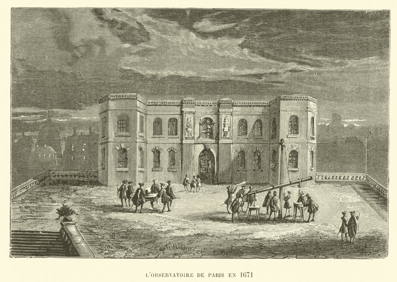 Observatoriet i Paris 1671 (gravyr) av French School
