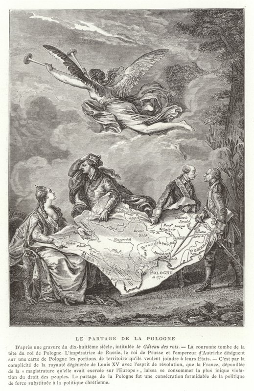 Polens delning, 1772 av French School