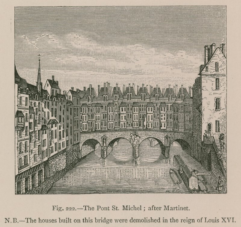 Pont St. Michel; efter Martinet av French School