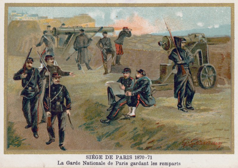 Belägringen av Paris av French School