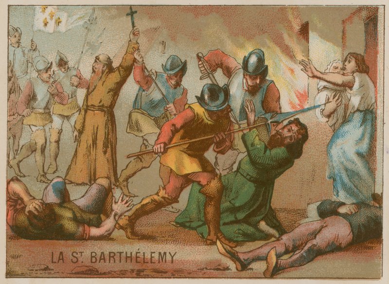 Massakern på St Bartolomeusdagen av French School
