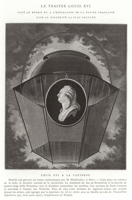 Förrädaren Ludvig XVI, franska revolutionen av French School