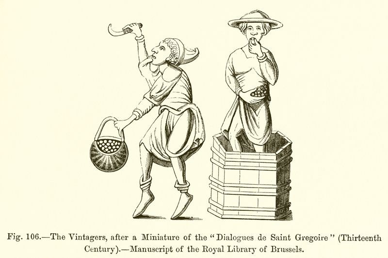 The Vintagers, efter en miniatyr av Dialogues de Saint Gregoire av French School