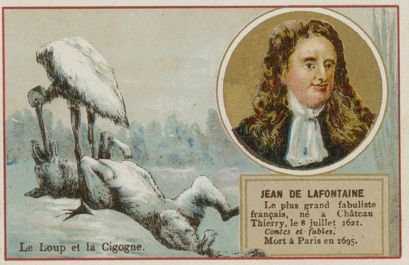 Vargen och storken av French School