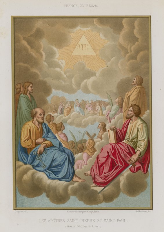 Apostlarna Sankt Petrus och Paulus av French School