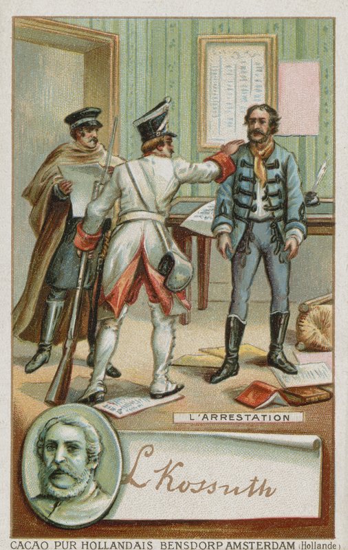 Gripandet av Lajos Kossuth av French School