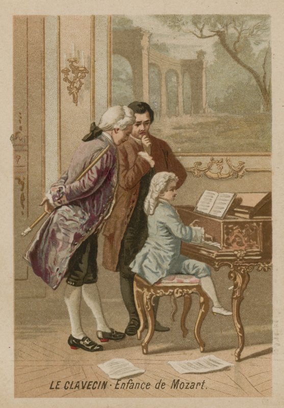 Klavikordet: Mozarts barndom av French School