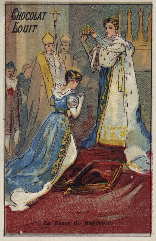 Napoleons kröning, 1804 av French School