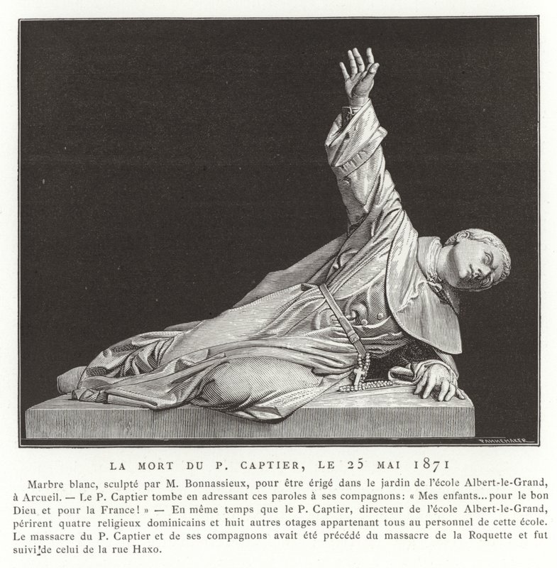 Pere Captiers död den 25 maj 1871 av French School