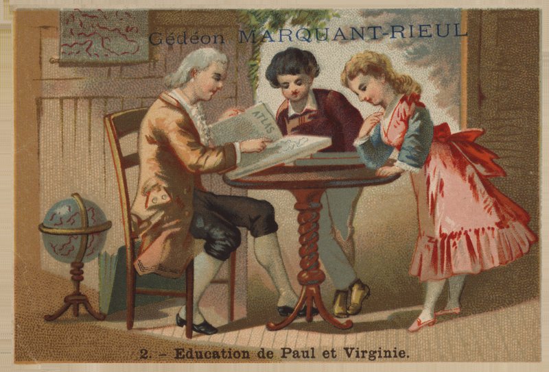Utbildning av Paul och Virginie av French School