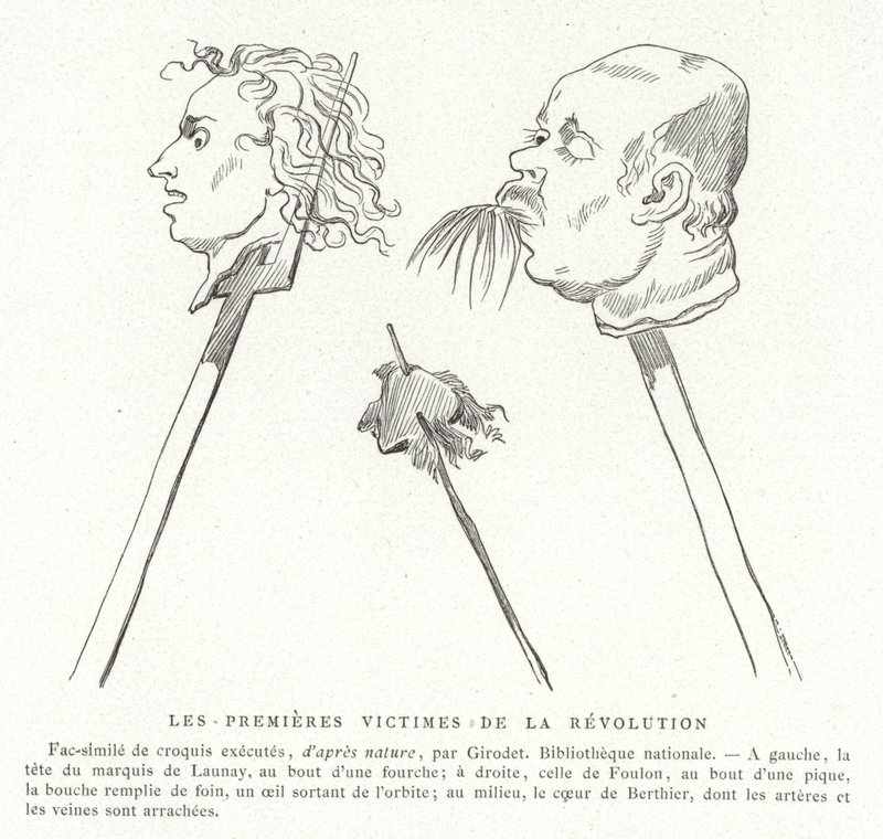 De första offren för den franska revolutionen, juli 1789 av French School