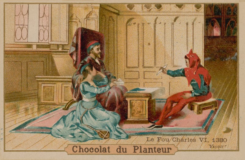 Dåren och Karl VI, kung av Frankrike (1368-1422) av French School