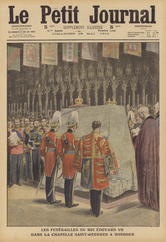 Begravningen av kung Edward VII i St George