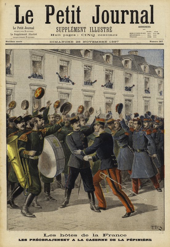 Frankrikes gäster, 1897 av French School