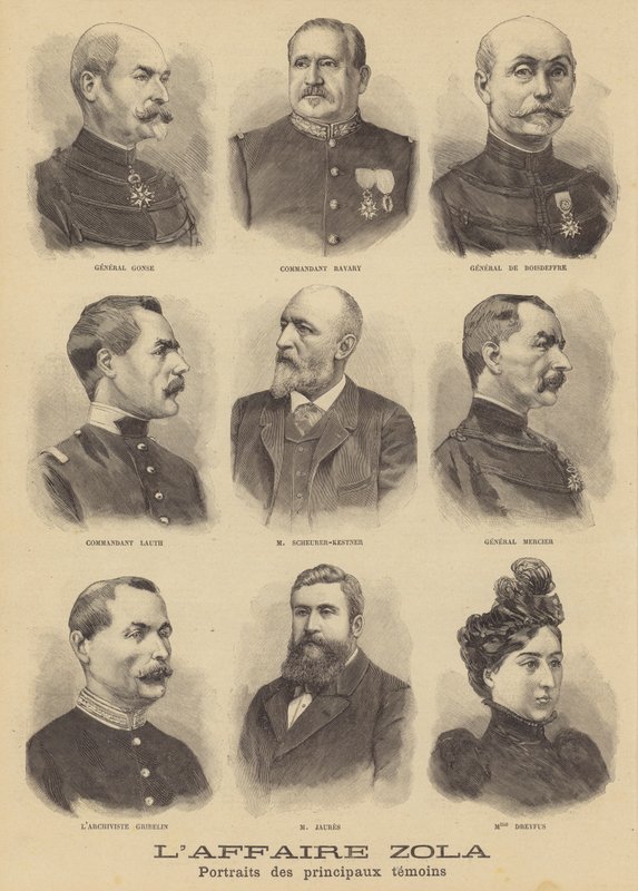 Förtalsrättegången mot Emile Zola av French School