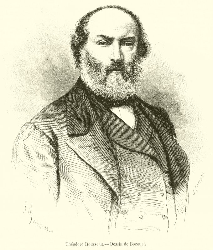 Theodore Rousseau (gravyr) av French School