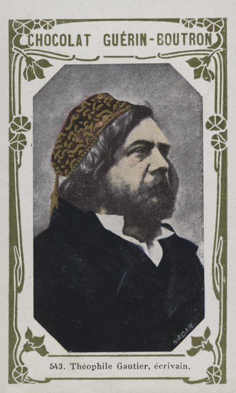 Theophile Gautier, ecrivain (färgat foto) av French School
