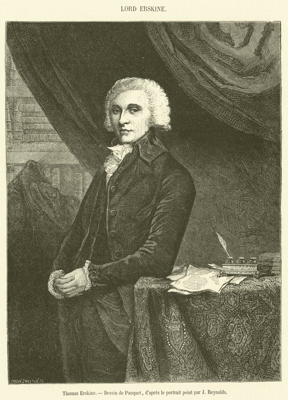 Thomas Erskine (gravyr) av French School