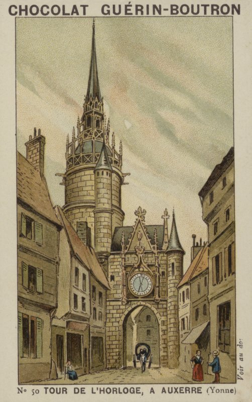Klocktorn, i Auxerre, Yonne av French School