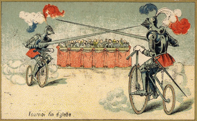 Turnering på cyklar, Tournoi fin dglobe av French School