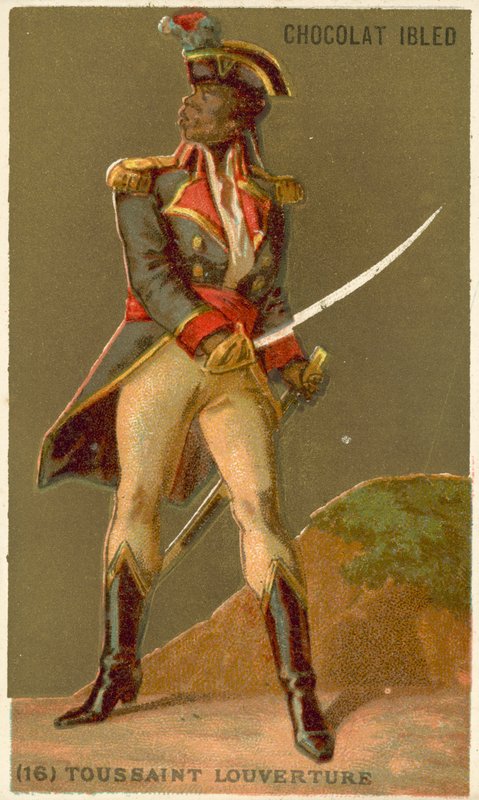 Toussaint Louverture, ledare för den haitiska revolutionen av French School