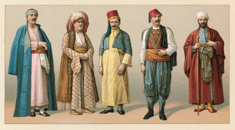 Turkey Costumeswed av French School