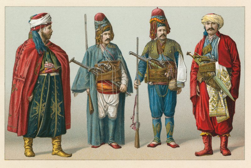 Turkiet kostym av French School