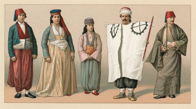 Turkiet kostym av French School